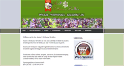Desktop Screenshot of anniesheilzamekruiden.nl